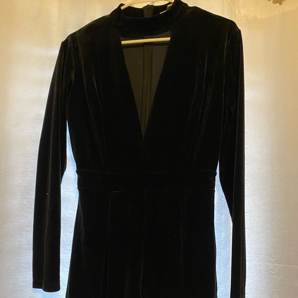 Gianni Bini Velvet Romper